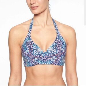 Athleta Monaco Bra Cup Wrap Wired Bikini Swim Top 34 B/C Beach Swim Paddle